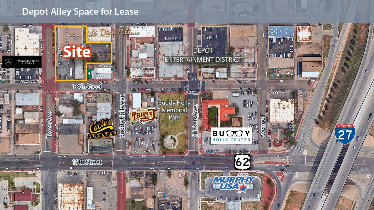1701-1717 Texas Ave, Lubbock, TX à louer Aérien– Image 1 sur 4