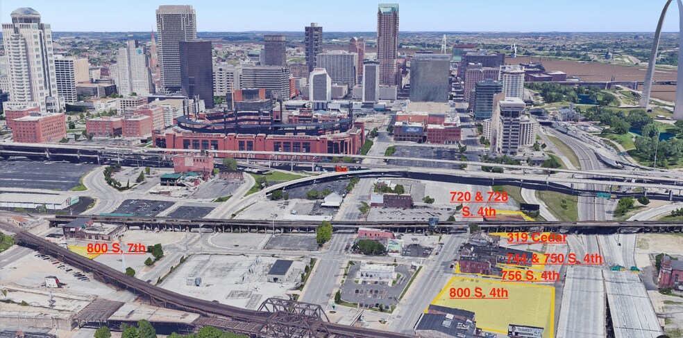 800 S 4th St, Saint Louis, MO à vendre - Aérien – Image 3 sur 4
