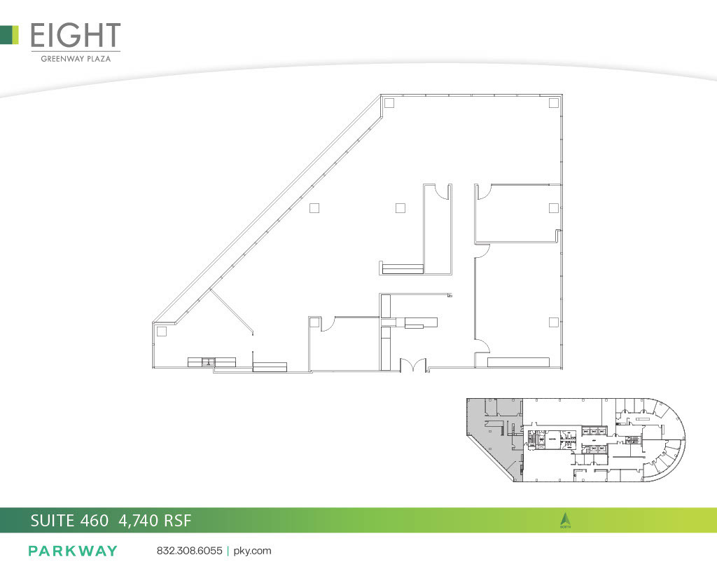 8 Greenway Plz, Houston, TX à louer Plan d’étage– Image 1 sur 1