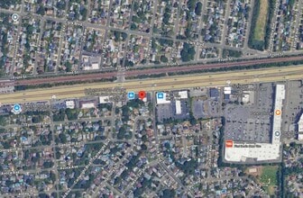 450 Sunrise Hwy, Rockville Centre, NY - VUE AÉRIENNE  vue de carte