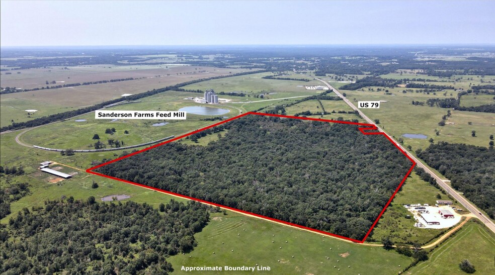 481 US-79, Oakwood, TX à vendre - Aérien – Image 2 sur 3