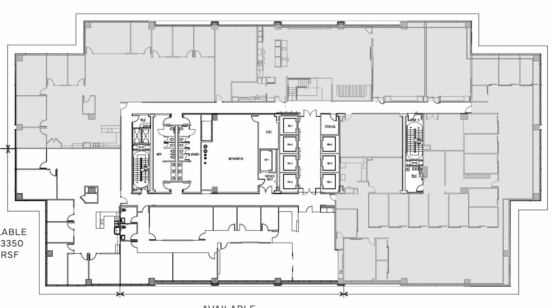 1000 Main St, Houston, TX à louer Plan d’étage– Image 1 sur 1