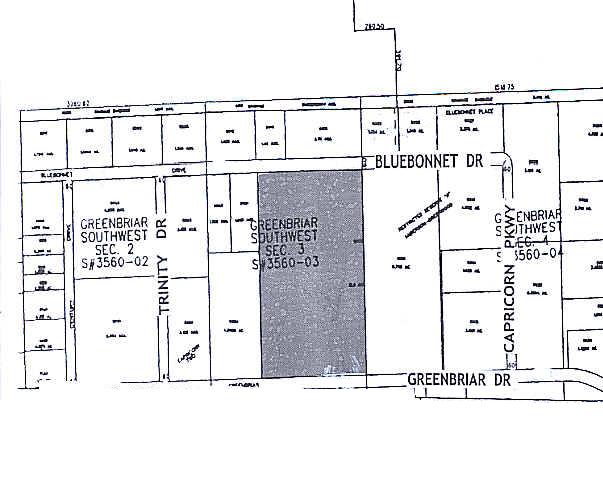 525 Julie Rivers Dr, Sugar Land, TX à louer - Plan cadastral – Image 2 sur 6