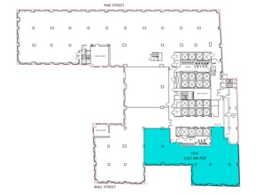 40 Wall St, New York, NY à louer Plan d’étage– Image 1 sur 1