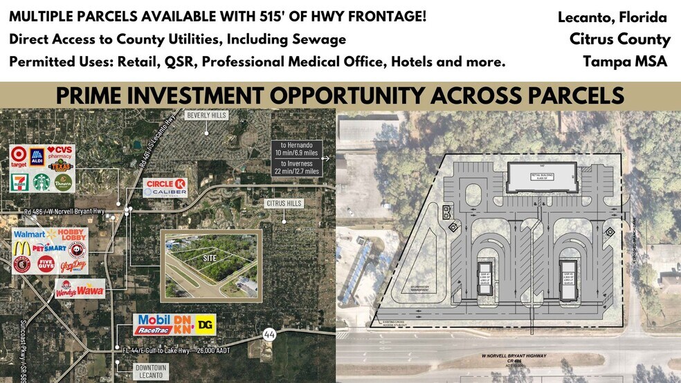 2853 W Norvell Bryant Hwy, Lecanto, FL à vendre - Photo de l’immeuble – Image 1 sur 42