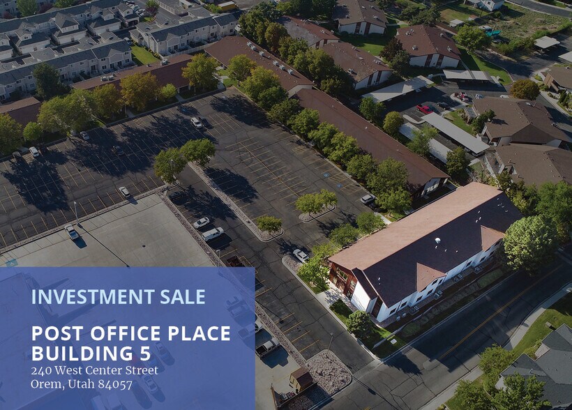 240 W Center St, Orem, UT à vendre - Photo de l’immeuble – Image 1 sur 2
