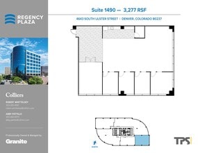 4643 S Ulster St, Denver, CO à louer Plan d’étage– Image 2 sur 2