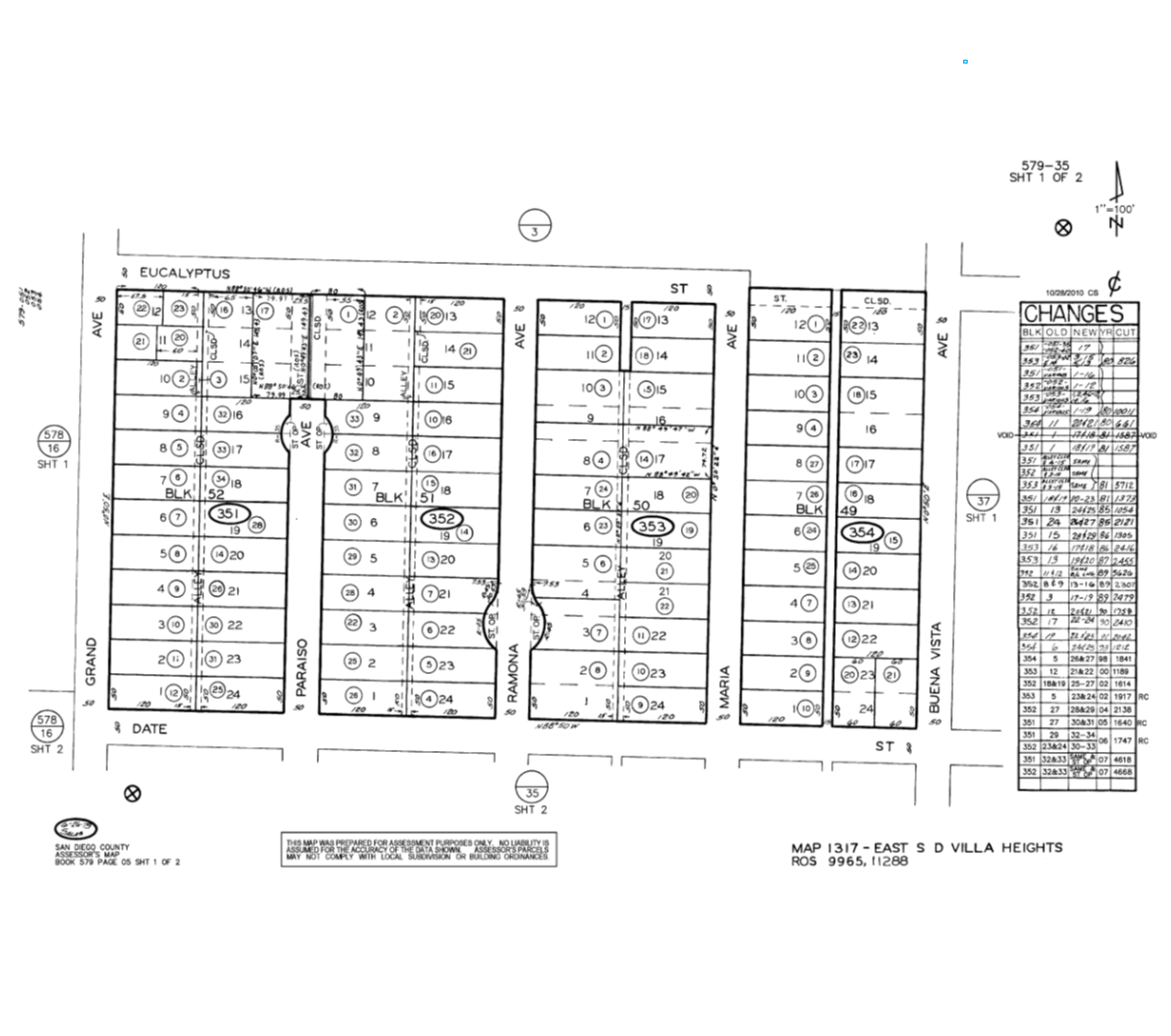 1520 Ramona Ave, Spring Valley, CA à vendre Plan cadastral– Image 1 sur 2