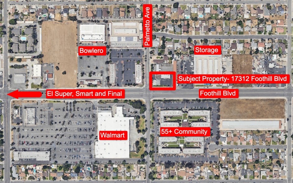 17312 Foothill Blvd, Fontana, CA à louer - Photo de l’immeuble – Image 3 sur 10