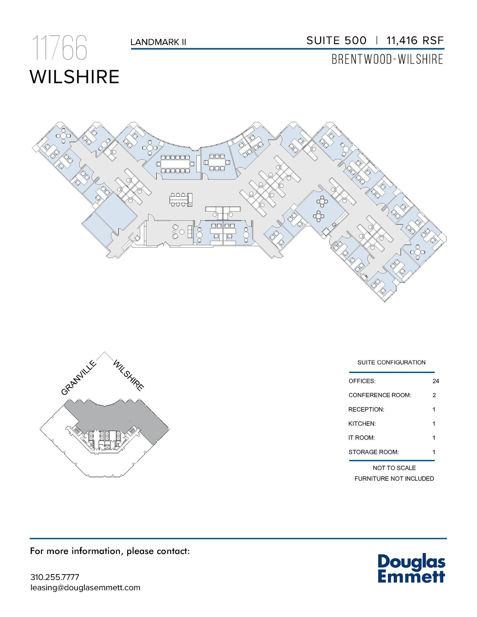 11766 Wilshire Blvd, Los Angeles, CA à louer Plan d’étage– Image 1 sur 1