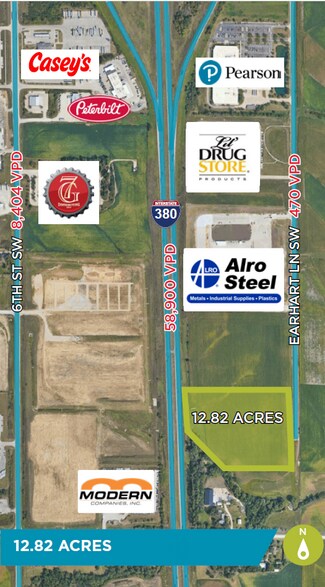 Plus de détails pour Earhart Lane Southwest Ln, Cedar Rapids, IA - Terrain à vendre