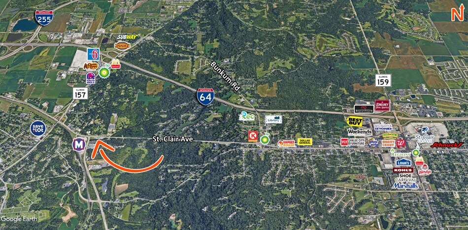 9510 St. Clair Ave, Fairview Heights, IL à louer - Photo de l’immeuble – Image 3 sur 8