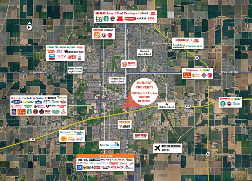 150 S 11th Ave, Hanford, CA à vendre - Photo de l’immeuble – Image 3 sur 6