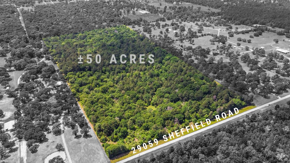 29059 Sheffield Rd, Hockley, TX à vendre - Aérien – Image 1 sur 13