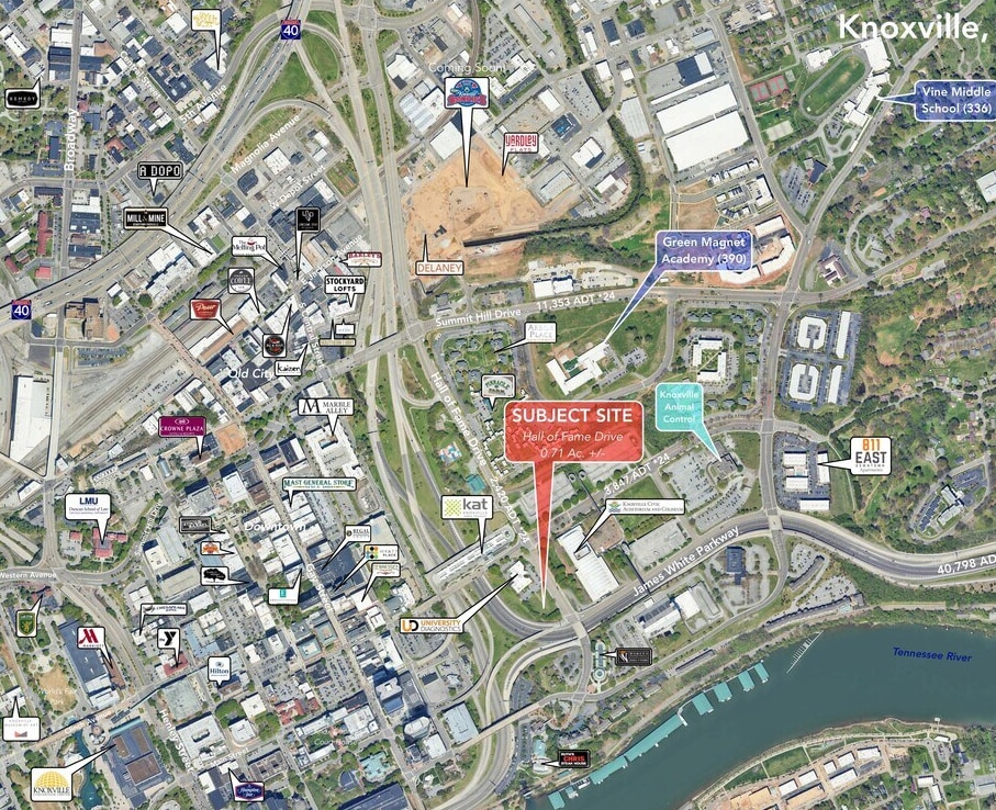 601 Hall of Fame Dr, Knoxville, TN à vendre Photo principale– Image 1 sur 5