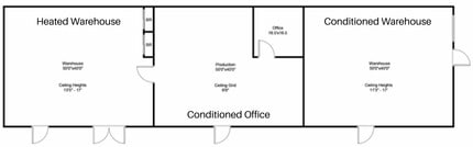 600 Meadowlands Dr, Hillsborough, NC à louer Plan d’étage– Image 1 sur 7