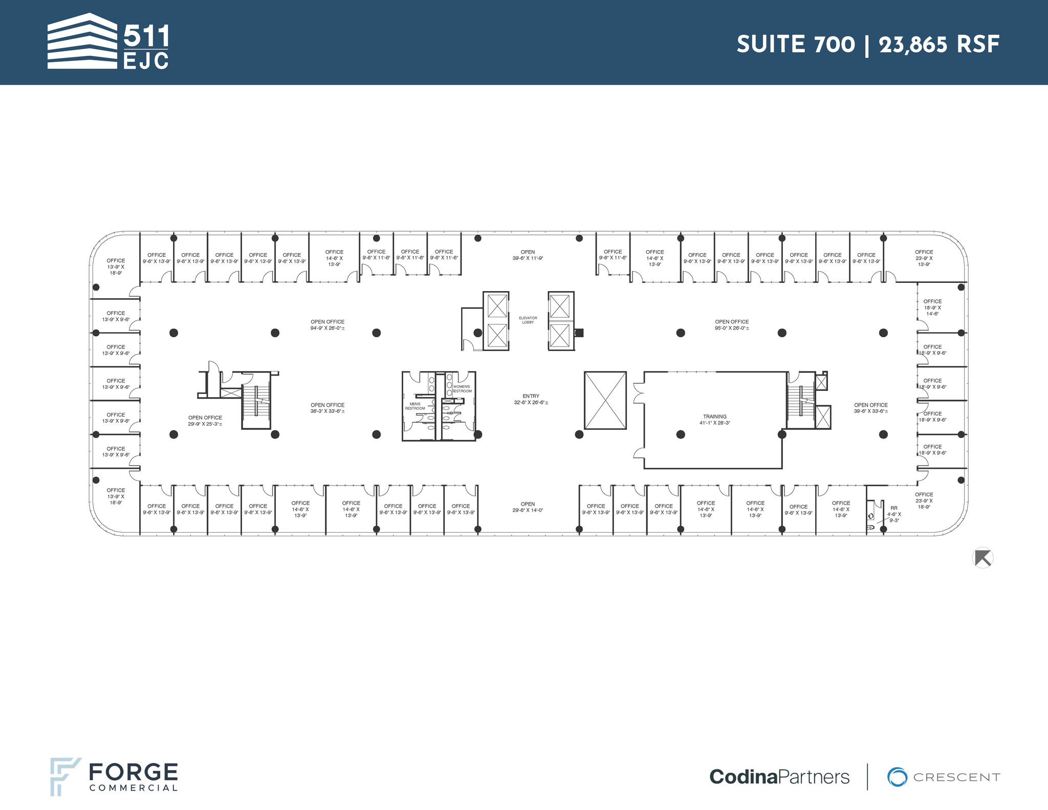 511 E John Carpenter Fwy, Irving, TX à louer Plan d’étage– Image 1 sur 3