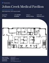 6300 Hospital Pky, Johns Creek, GA à louer Plan d’étage– Image 1 sur 9