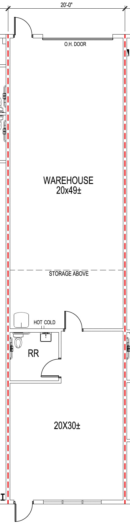 3649-3661 N Beach St, Fort Worth, TX à louer Plan d’étage– Image 1 sur 1