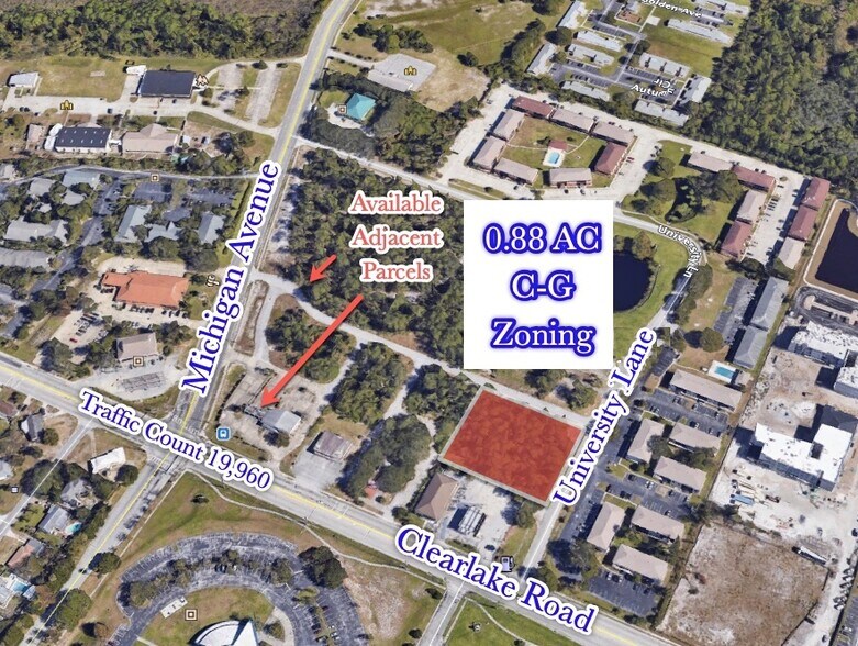 Clearlake Rd, Cocoa, FL à vendre - Aérien – Image 3 sur 7