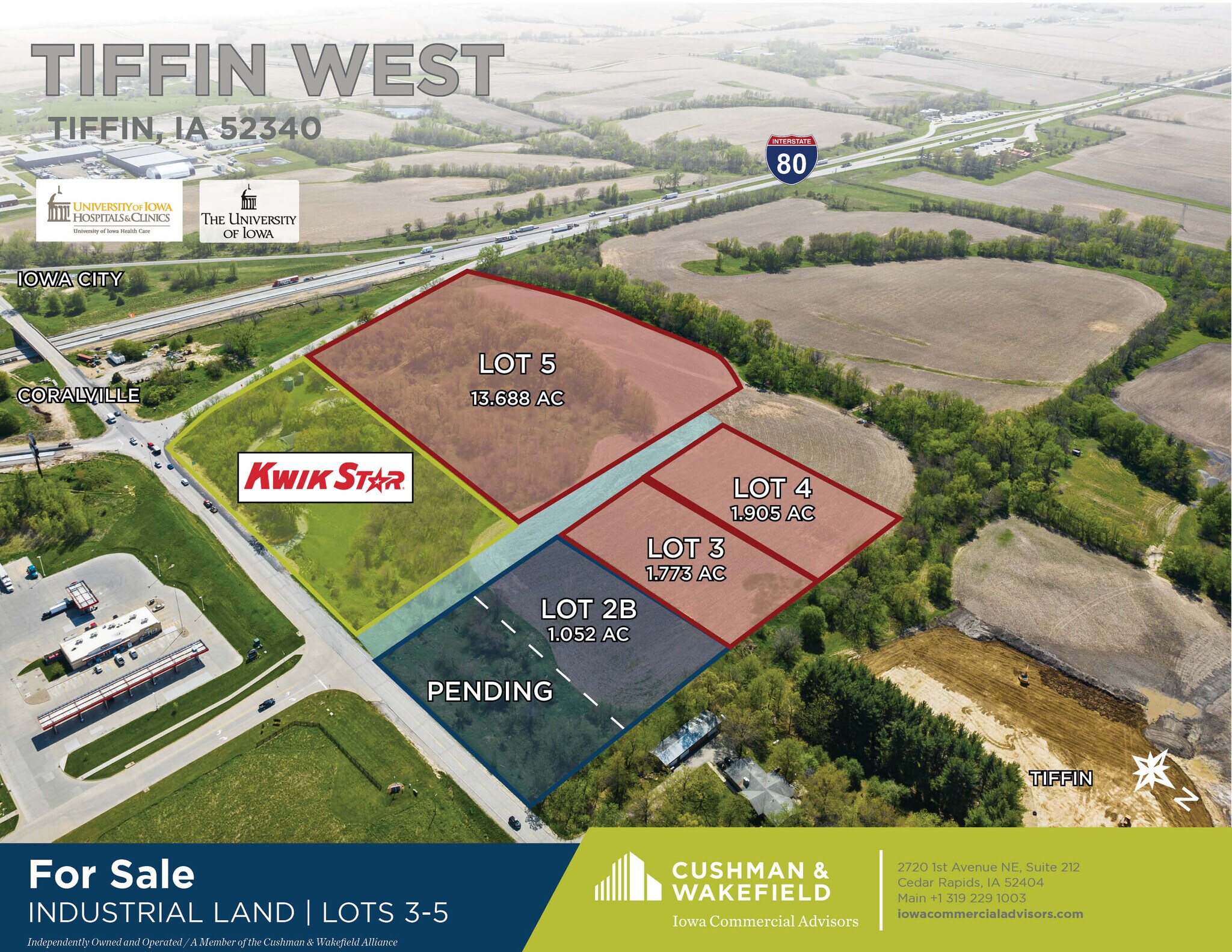 Interstate 80, Tiffin, IA à vendre Photo de l’immeuble– Image 1 sur 4