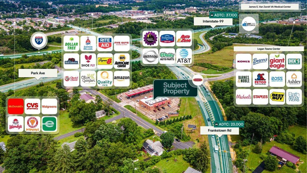 678 Frankstown Rd, Altoona, PA à vendre - Photo de l’immeuble – Image 2 sur 2