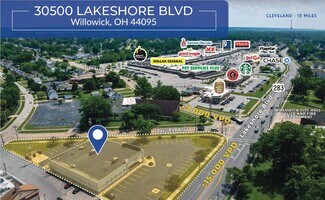 Plus de détails pour 30500 Lake Shore Blvd, Willowick, OH - Local commercial à louer