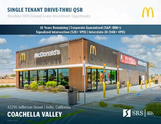Plus de détails pour 42295 Jefferson St, Indio, CA - Local commercial à vendre