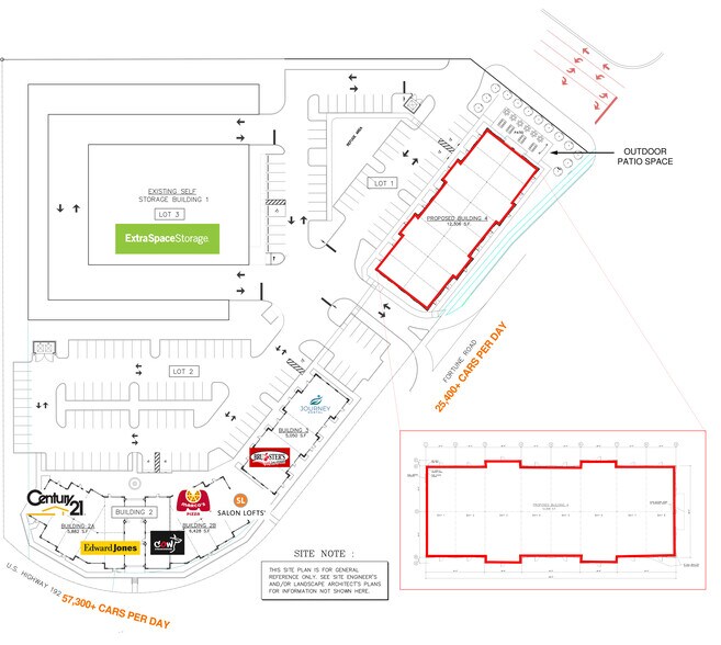 1751 Fortune Rd, Kissimmee, FL à louer - Plan de site – Image 2 sur 4