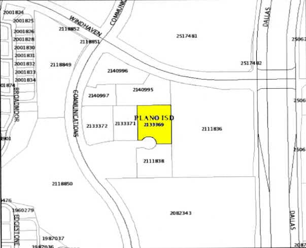 6101 Windcom Ct, Plano, TX à vendre - Plan cadastral – Image 2 sur 3