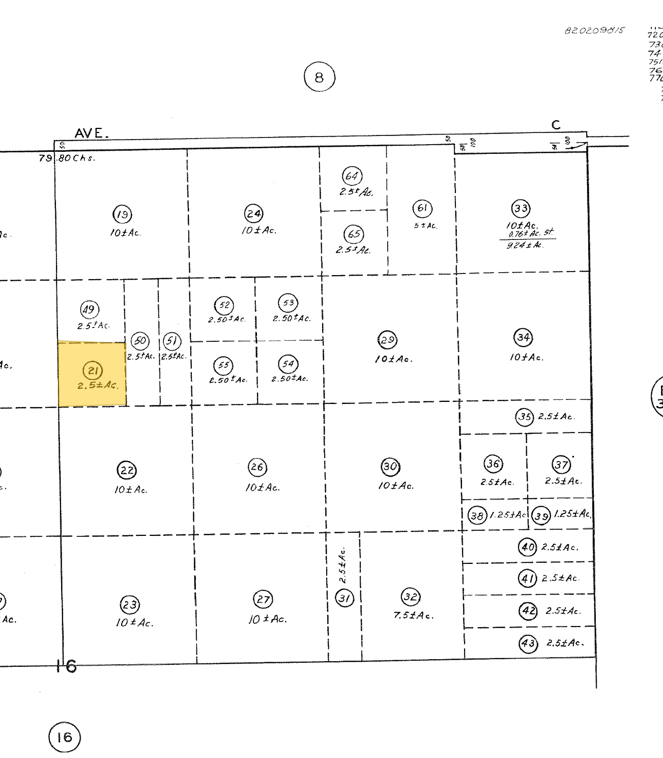 177 W Grevillia St, Lancaster, CA à vendre Plan cadastral– Image 1 sur 2