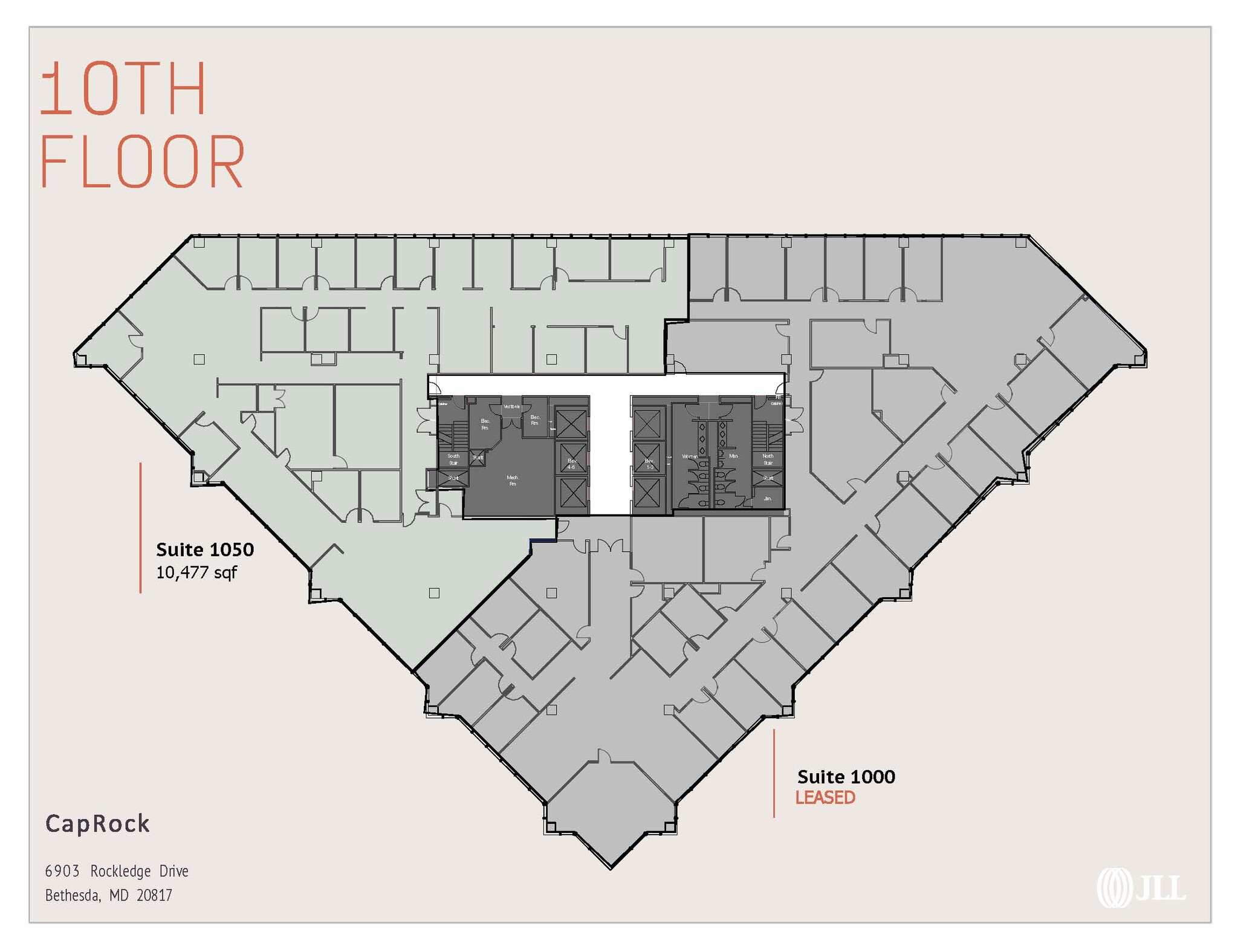 6903 Rockledge Dr, Bethesda, MD à louer Plan d’étage– Image 1 sur 1