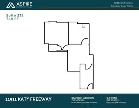 11511 Katy Fwy, Houston, TX à louer Plan d’étage– Image 1 sur 1