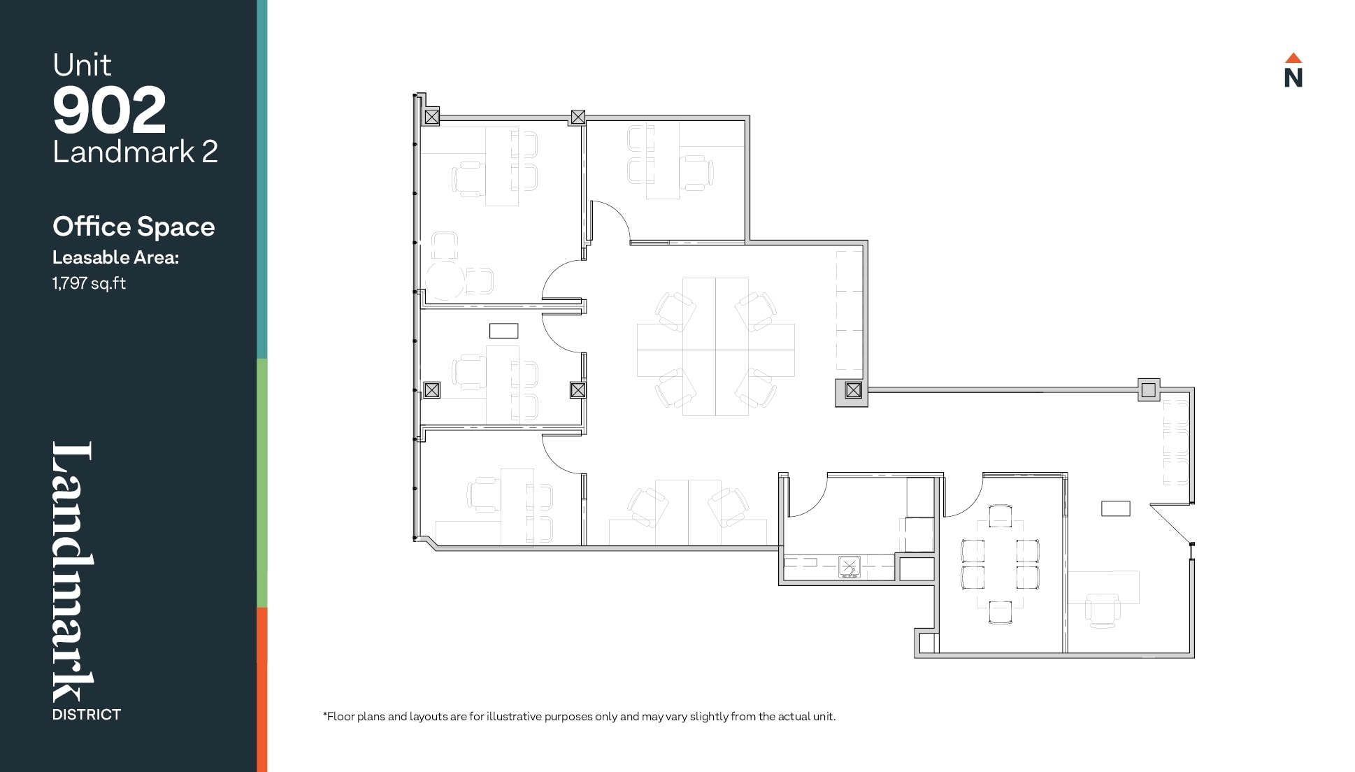 1700 Dickson Av, Kelowna, BC à louer Plan d’étage– Image 1 sur 2