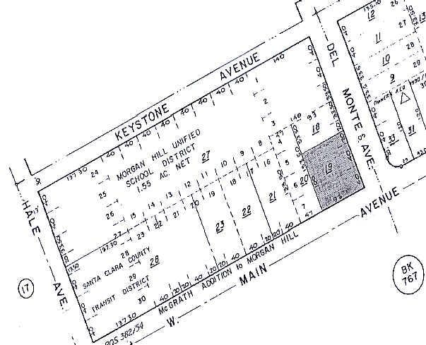101-109 E Main Ave, Morgan Hill, CA à vendre - Plan cadastral – Image 2 sur 4