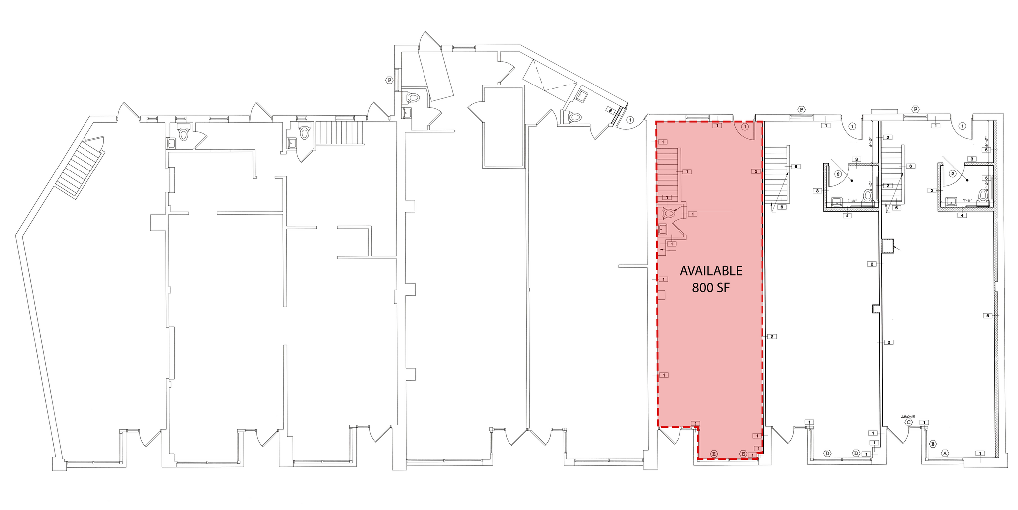 1102 Pleasant St, Worcester, MA à louer Plan d’étage– Image 1 sur 1