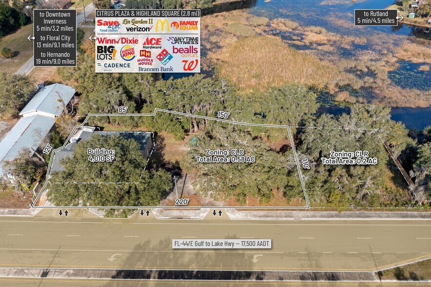 8929 E Gulf To Lake Hwy, Inverness, FL à vendre - Photo de l’immeuble – Image 2 sur 45
