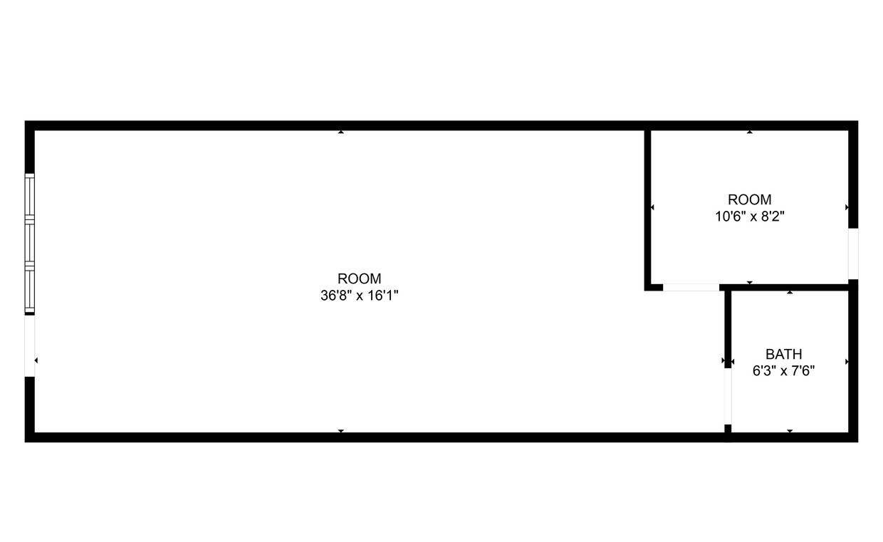2801-2821 W University Blvd, Durant, OK à louer Plan d’étage– Image 1 sur 2