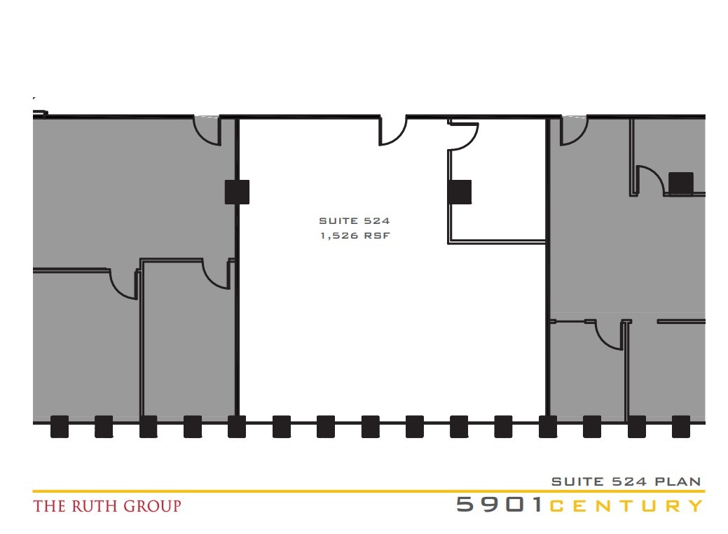 5901 W Century Blvd, Los Angeles, CA à louer Plan d’étage– Image 1 sur 1