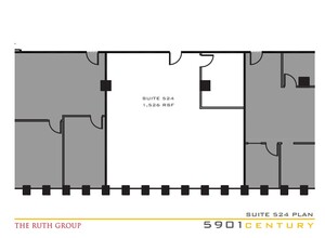 5901 W Century Blvd, Los Angeles, CA à louer Plan d’étage– Image 1 sur 1