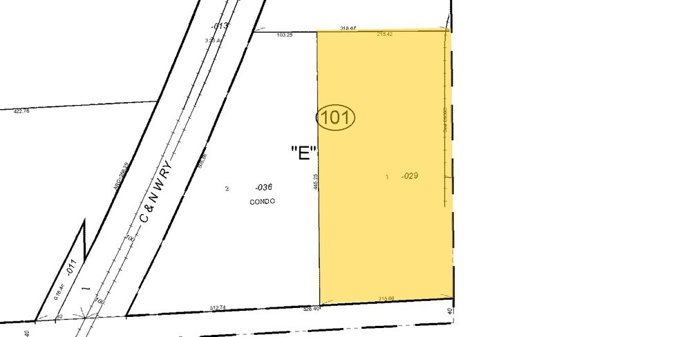 350 E Howard Ave, Des Plaines, IL à louer - Plan cadastral – Image 3 sur 5
