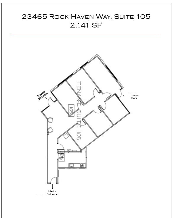23465 Rock Haven Way, Dulles, VA à louer Plan d’étage– Image 1 sur 1