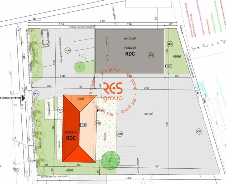 Bureau dans Lormont à louer - Plan de site – Image 3 sur 6