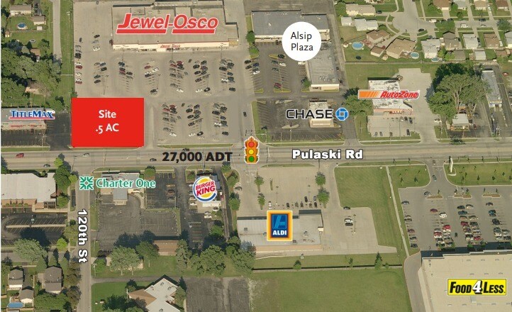 12021 S Pulaski Rd, Alsip, IL à vendre Photo de l’immeuble– Image 1 sur 3