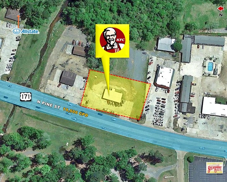 812 N Pine St, Deridder, LA à louer - Aérien – Image 2 sur 3
