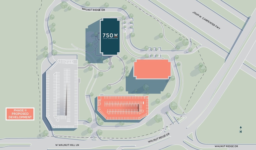 750 W John Carpenter Fwy, Irving, TX à louer - Plan de site – Image 3 sur 5