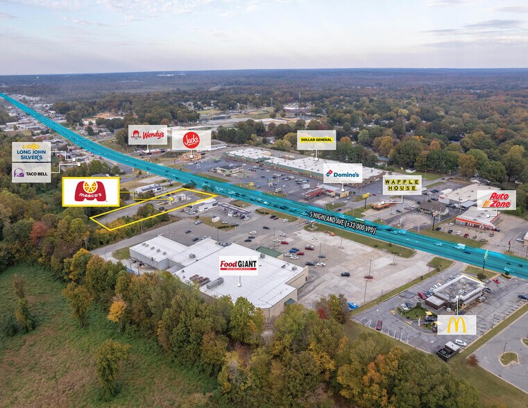 1683 S Highland Ave, Jackson, TN à vendre - Photo de l’immeuble – Image 3 sur 7