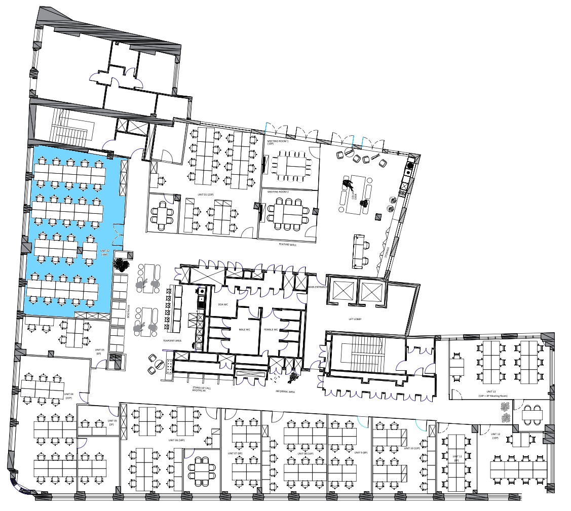 11 Slingsby Pl, Londres à louer Plan d’étage– Image 1 sur 1