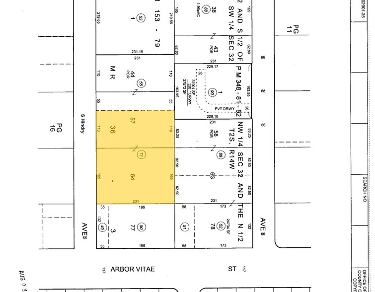 800-808 S Hindry Ave, Inglewood, CA à louer - Plan cadastral – Image 3 sur 4