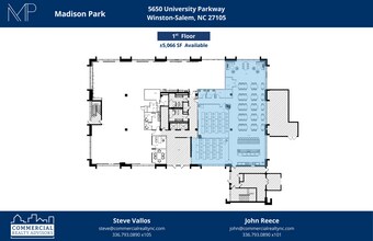 5620 University Pky, Winston-Salem, NC à louer Plan d’étage– Image 1 sur 1